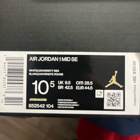 Jordan 1 Mid SE USA - Picture 2 of 5